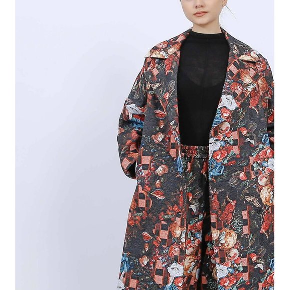 ALPHA60 Jacquard Mari Coat - Picture 3 of 7